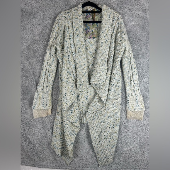 Aratta Silent Journey Open Front Long Sleeve Lace Cardigan Women’s, Size M - Picture 2 of 15